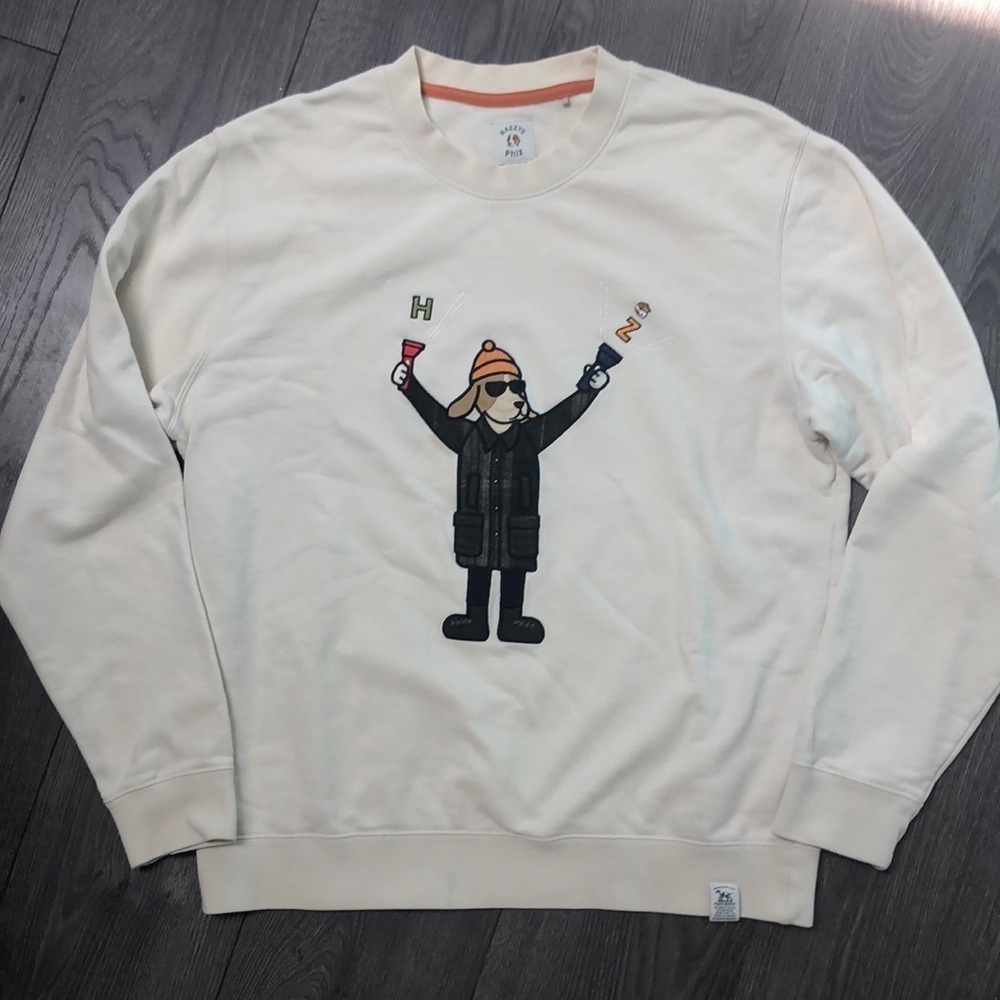 HAZZYS PHIZ SWEATSHIRT SIZE LARGE